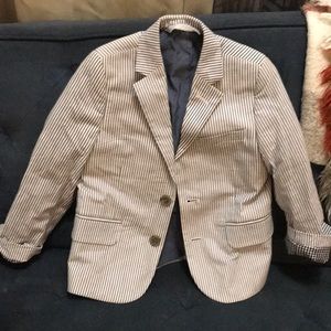 Toddler boy stripe blazer